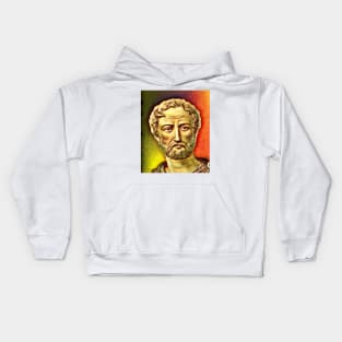 Cayo Plinio Segundo Snow Portrait | Cayo Plinio Segundo Artwork 15 Kids Hoodie